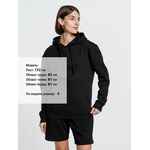 Худи унисекс PHOENIX, черное, размер S