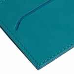 Чехол для карточек NUBUK, бирюзовый