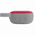 Беспроводная колонка CHUBBY, серая с красным