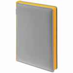 Ежедневник SPAIN SHALL на заказ, недатированный, серый с желтым