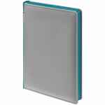 Ежедневник SPAIN SHALL на заказ, недатированный, серый с бирюзовым