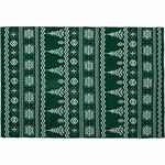 Плед ELNIK, зеленый с молочно-белым