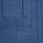 Плед BAMBOLAY, синий (черника)