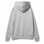 Худи унисекс TULOKSA 280, серый меланж, размер S