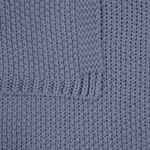 Плед LONGVIEW, серо-синий (сланец)