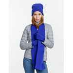 Шарф URBAN FLOW, ярко-синий