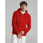 Толстовка на молнии с капюшоном SIVERGA HEAVY 2.0, красная, размер XS