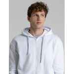 Толстовка на молнии с капюшоном SIVERGA HEAVY 2.0, белая, размер XS