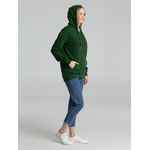 Толстовка на молнии с капюшоном SIVERGA HEAVY 2.0, темно-зеленая, размер XS