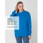 Свитшот TOIMA HEAVY 2.0, бирюзовый, размер XS