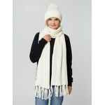 Шапка FLETTE, молочно-белая