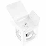 Елочный шар FINERY GLOSS, 10 см, глянцевый серебристый