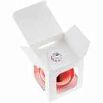 Елочный шар FINERY GLOSS, 10 см, глянцевый красный