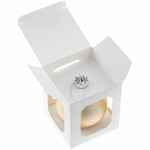 Елочный шар FINERY MATT, 10 см, матовый золотистый