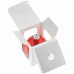 Елочный шар FINERY MATT, 10 см, матовый красный