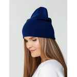 Шапка TUBE TOP, темно-синяя (сапфир)