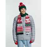 Перчатки MIRAKLER, красные с зеленым, размер S/M