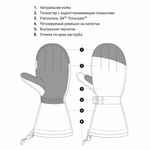 Варежки BIG BOSS, черные, размер L