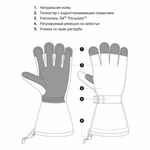 Перчатки BIG BOSS, черные, размер L