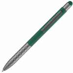 Ручка шариковая DIGIT SOFT TOUCH со стилусом, зеленая