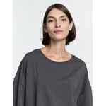 Футболка унисекс оверсайз CROSSTOWN, темно-серая, размер S