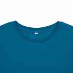 Футболка унисекс оверсайз CROSSTOWN, бирюзовая (морская волна), размер M