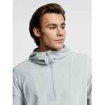 Анорак флисовый унисекс FLISKA, светло-серый, размер XS/S