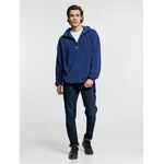 Анорак флисовый унисекс FLISKA, темно-синий, размер XS/S