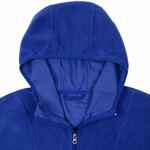 Анорак флисовый унисекс FLISKA, ярко-синий, размер XS/S