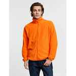 Куртка флисовая унисекс FLISKA, оранжевая, размер M/L