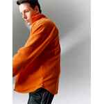 Куртка флисовая унисекс FLISKA, оранжевая, размер M/L