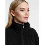 Куртка флисовая унисекс FLISKA, черная, размер XS/S