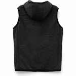 Жилет с капюшоном унисекс GOTLAND, черный, размер S