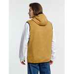 Жилет с капюшоном унисекс GOTLAND, горчичный, размер S