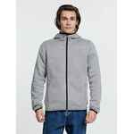 Куртка с капюшоном унисекс GOTLAND, серая, размер S