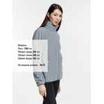 Куртка флисовая унисекс NESSE, серая, размер M/L