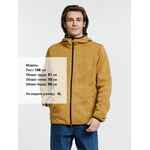 Куртка с капюшоном унисекс GOTLAND, горчичная, размер S