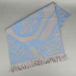 Палантин с бахромой на заказ RINN FINT, полушерсть