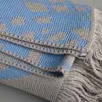 Палантин с бахромой на заказ RINN FINT, полушерсть