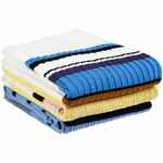 Плед FRIOLENTA, желтый с розовым