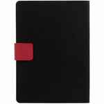 Ежедневник BOOM, недатированный, черный с красным