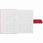 Ежедневник BOOM, недатированный, черный с красным