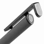 Ручка шариковая STANDIC с подставкой для телефона, серая