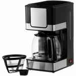 Электрическая кофеварка DAYDRIVER, черно-серебристая