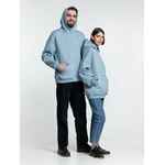Худи KULONGA OVERSIZE, серо-голубое, размер ХS/S