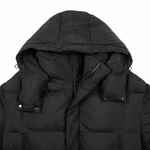 Пуховик унисекс KAPSULA, черный, размер ХS/S