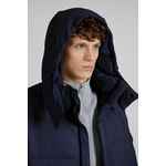 Пуховик унисекс KAPSULA, темно-синий, размер M/L