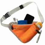 Сумка поясная с отделением для бутылки WATERUN, оранжевая