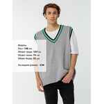 Жилет оверсайз унисекс CORNELL в сумке, светло-серый, размер S/M