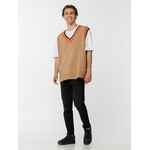 Жилет оверсайз унисекс CORNELL в сумке, бежевый, размер S/M